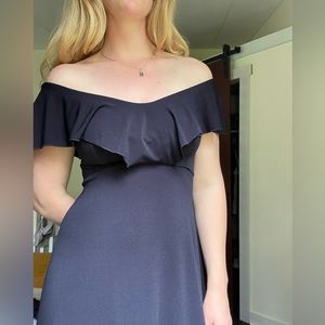 Navy Midlength Dress